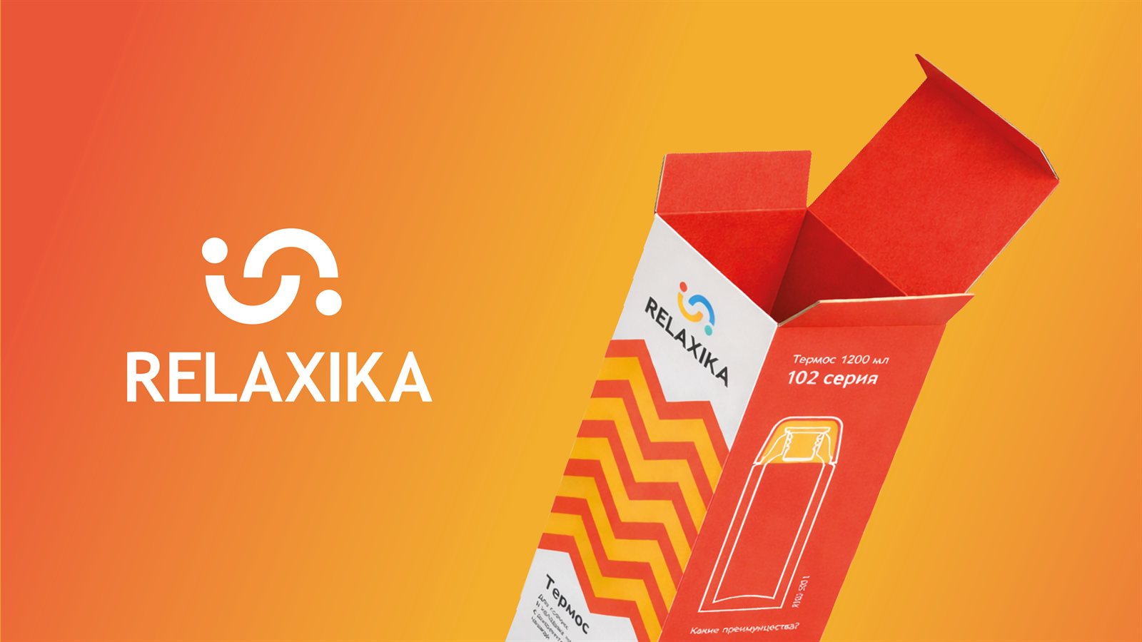 Relaxika thermos packaging
